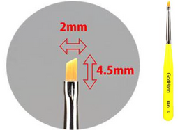 GH- EBRSYP- NS Brushwork Short Group Oblique Brush S
